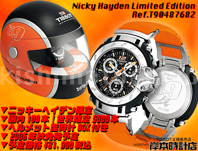 AJ҂̐VjbL[wCfNicky Hayden Limited Edition 2006范ł(^^;)>˂\̓C}!!