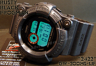 G-SHOCK FROGMAN GW-204K-9JR フロッグマン イエロー 2004年 G-SHOCK FROGMAN GW-204K-9JR フロッグマン イエロー 2004年